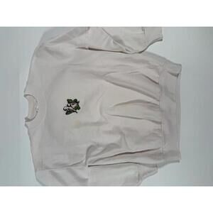 Hanes Activewear Light Pink Sweatshirt  Bird Embroidery M